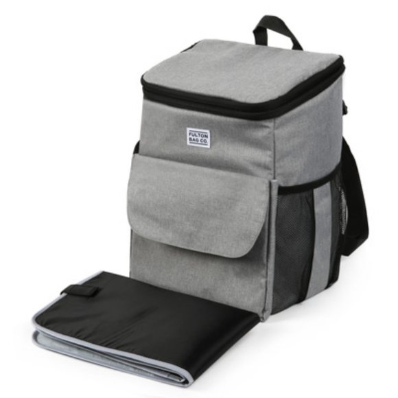 NEW! Fulton Bag Co. Diaper Bag Backpack with Removeable Jumpsack & Changing Pad - Picture 1 of 7